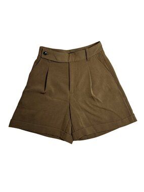 NWOT Madewell Harlow High-Waisted Twill Shorts Size 0 MSRP $78